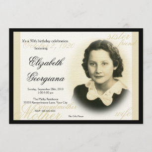 Invitation photo classique 2