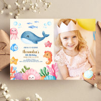 Photo Cute Under the Sea Anniversaire