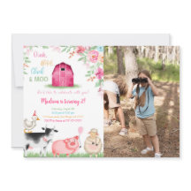 Photo d'anniversaire de ferme