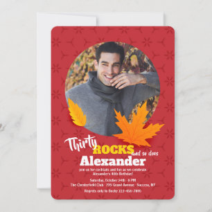 Invitation photo d'automne