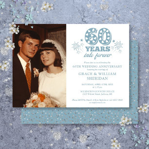 Invitation Photo de 60e anniversaire de mariage pour Toujours