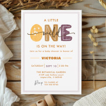 Photo de Baby Shower Moderne Wild One