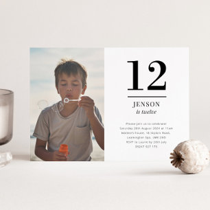 Invitation photo de douze paysages