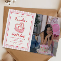 Photo de fête d'anniversaire 30 ans de fille dessi