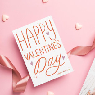 Invitation Photo de Joyeuse Saint-Valentin écrit à la main