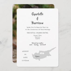 Invitation photo de la destination Mariage de Chyp