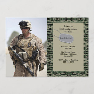 Invitation Photo de la Fatigue militaire