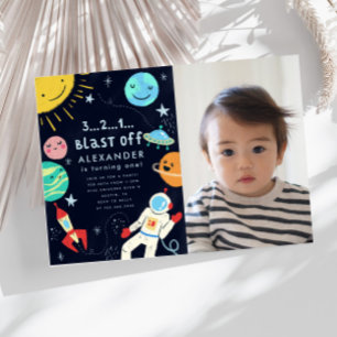 Invitation Photo de la fête d'anniversaire de l'explosion spa