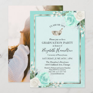 Invitation Photo de la fête de fin d'études de l'école de pha