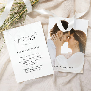 Invitation Photo de la partie d'engagement pour le script mod