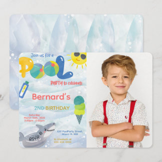 Invitation photo de la piscine