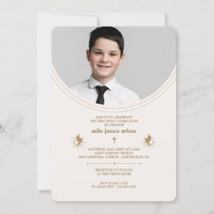 Invitation Photo de la première communion
