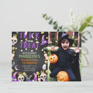 Invitation Photo de l'Halloween