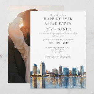 Invitation Photo de mariage à San Diego pour un bonheur étern