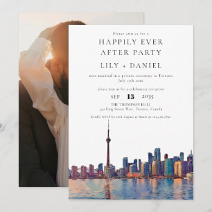 Invitation Photo de mariage à Toronto pour un bonheur éternel