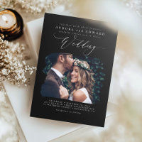 Photo de Mariage Black Boho moderne