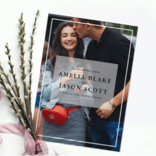 Invitation Photo de mariage personnel