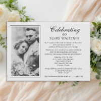Photo de mariage pour le 60e anniversaire de maria