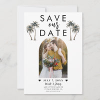 Photo de palmier tropical pour mariage, Enregistre