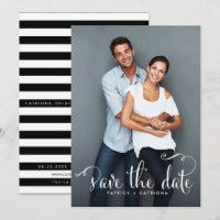 Photo de script Whimsical Enregistrer la date de l