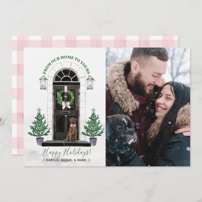 Invitation Photo de vacances de labrador retriever de (Devant / Derrière)