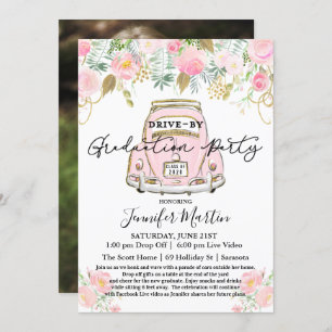 Invitation PHOTO - Drive By Graduation Party Virtual