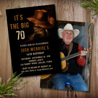 Photo du 70e anniversaire Bottes de Casquette rust