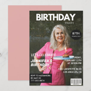 Invitation Photo du magazine Elegant Luxury pour le 87e anniv