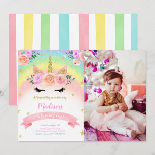 Invitation photo du Parti Unicorn