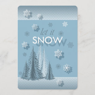 Invitation photo en bleu ciel