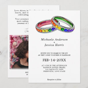 Invitation 🌈 Photo Entrelacée dans la Fierté – Édition Photo