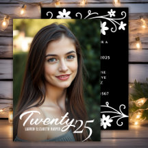 Photo Et Année De Diplôme Élégante Et Élégante