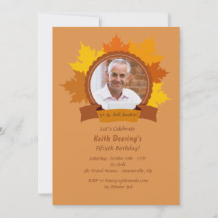 Invitation Photo Fantaisie d'Automne 2