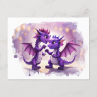 *~* Invitation PHOTO Fantaisiste Dragon AP48 Carte