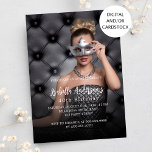 Invitation Photo fête d'anniversaire<br><div class="desc">Personnalisez et ajoutez vos photos et détails de fête. J'ai utilisé une superposition foncée sur la photo pour qu'il soit plus facile de lire le texte. J'ai ajouté 2 couches, mais une seule est active. Il y a un petit symbole à la fin du calque/ligne de superposition que vous pouvez...</div>