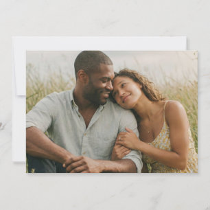 Invitation Photo Floral Jaune Tendre