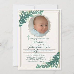 Invitation Photo gracieuse Religieuse