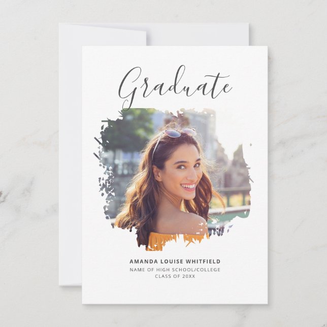 Invitation Photo Graduation 2025 Grad Party (Devant)