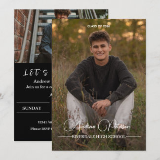 Invitation  Photo Graduation Invitation, class of 2026