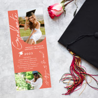 Photo Graduation Party Moderne Élégant Script