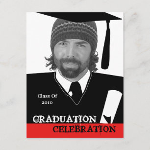 Invitation Photo Head Shot Insertion Graduation Party Invitat
