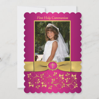 Invitation PHOTO IMPRIMÉE RIBBON Pétoncle Bord de la Sainte C
