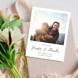 Invitation Photo instantanée 2 Enregistrer la date - Blanc V2<br><div class="desc">Faites plaisir à vos invités pour votre beau mariage en envoyant votre photo moderne & Chic Instant Photo 2 Save the Date - White Enregistrer les cartes de dates avec votre photo et calligraphie moderne.</div>