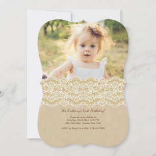 Invitation photo juste prescieuse
