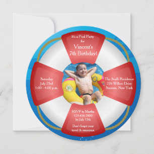 Invitation photo Life Preserver