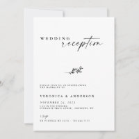 Invitation photo Mariage de la réception d'aménage