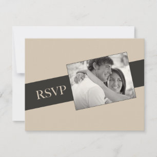 Invitation photo Mariage RSVP