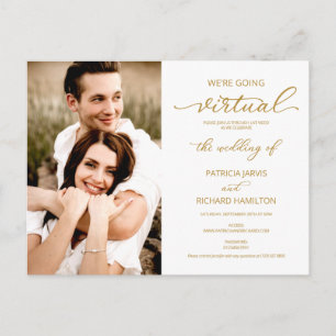 Invitation photo Mariage virtuel