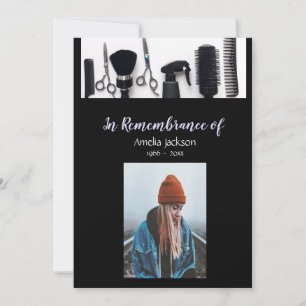 Invitation photo Memorial Coiffeur Coiffure