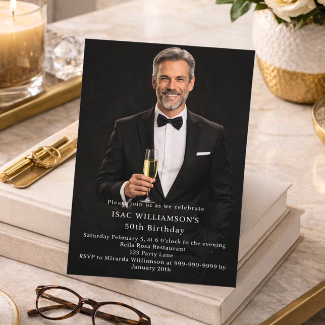 Invitation Photo milestone birthday (Créateur téléchargé)